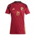 Echipament fotbal Belgia Timothy Castagne #21 Tricou Acasa European 2024 pentru femei maneca scurta